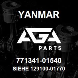 771341-01540 Yanmar siehe 129100-01770 | AGA Parts