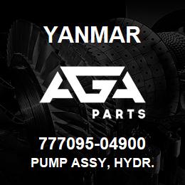 777095-04900 Yanmar pump assy, hydr. | AGA Parts