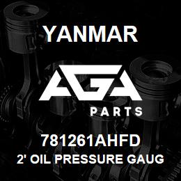 781261AHFD Yanmar 2' Oil pressure Gauge 8.5 bar analog | AGA Parts