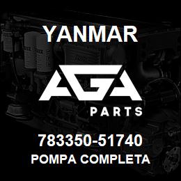 783350-51740 Yanmar POMPA COMPLETA | AGA Parts