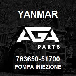 783650-51700 Yanmar POMPA INIEZIONE | AGA Parts