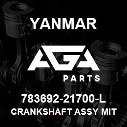 783692-21700-L Yanmar crankshaft assy mit Lager | AGA Parts