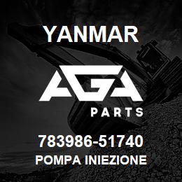 783986-51740 Yanmar POMPA INIEZIONE | AGA Parts