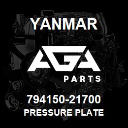 794150-21700 Yanmar PRESSURE PLATE | AGA Parts