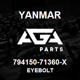 794150-71360-X Yanmar EYEBOLT | AGA Parts