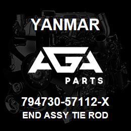 794730-57112-X Yanmar END ASSY TIE ROD | AGA Parts