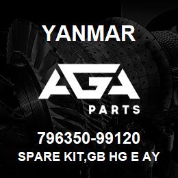 796350-99120 Yanmar SPARE KIT,GB HG E AY | AGA Parts