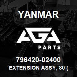 796420-02400 Yanmar extension assy, 80 (SD20, 30,25) | AGA Parts