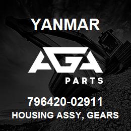 796420-02911 Yanmar HOUSING ASSY, GEARS | AGA Parts