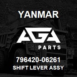 796420-06261 Yanmar shift lever assy | AGA Parts