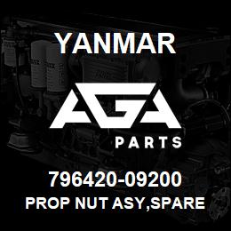 796420-09200 Yanmar PROP NUT ASY,SPARE | AGA Parts