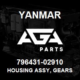 796431-02910 Yanmar HOUSING ASSY, GEARS | AGA Parts