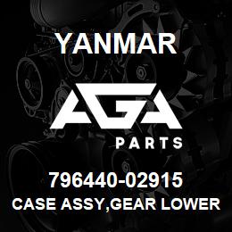 796440-02915 Yanmar CASE ASSY,GEAR LOWER | AGA Parts