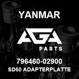 796460-02900 Yanmar SD60 Adapterplatte | AGA Parts