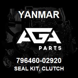 796460-02920 Yanmar SEAL KIT, CLUTCH | AGA Parts