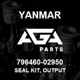 796460-02950 Yanmar SEAL KIT, OUTPUT | AGA Parts