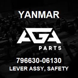 796630-06130 Yanmar lever assy, safety | AGA Parts