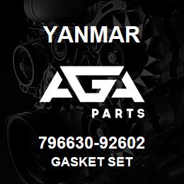 796630-92602 Yanmar gasket set | AGA Parts