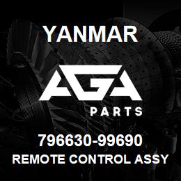 796630-99690 Yanmar REMOTE CONTROL ASSY | AGA Parts