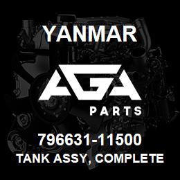 796631-11500 Yanmar tank assy, complete | AGA Parts