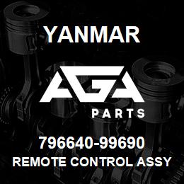 796640-99690 Yanmar remote control assy | AGA Parts