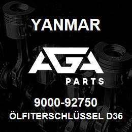 9000-92750 Yanmar ├Цlfiterschl├╝ssel D36 | AGA Parts