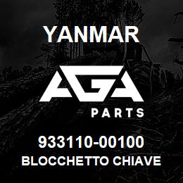 933110-00100 Yanmar BLOCCHETTO CHIAVE | AGA Parts