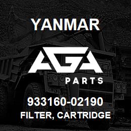 933160-02190 Yanmar FILTER, CARTRIDGE | AGA Parts