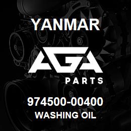 974500-00400 Yanmar WASHING OIL | AGA Parts