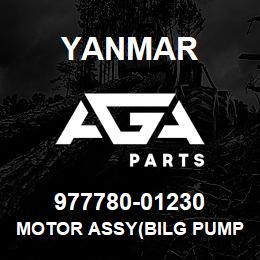 977780-01230 Yanmar MOTOR ASSY(BILG PUMP | AGA Parts