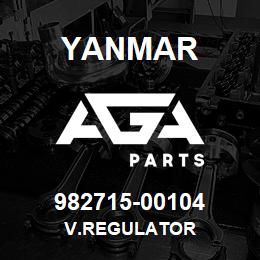 982715-00104 Yanmar V.REGULATOR | AGA Parts