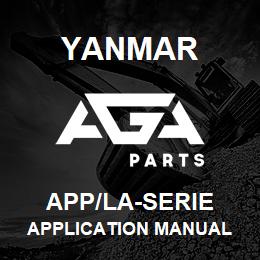 APP/LA-SERIE Yanmar Application Manual | AGA Parts