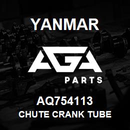 AQ754113 Yanmar CHUTE CRANK TUBE | AGA Parts