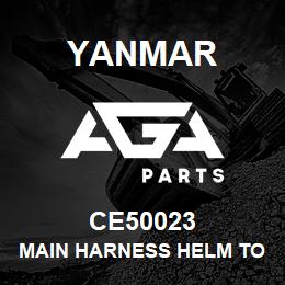 CE50023 Yanmar Main harness helm to engine Classic 23' | AGA Parts