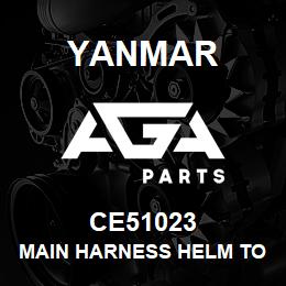 CE51023 Yanmar Main harness helm to engine Classic 23' | AGA Parts