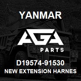 D19574-91530 Yanmar New extension harness B/C/D/E 10 mtr | AGA Parts