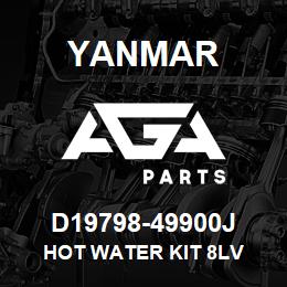 D19798-49900J Yanmar hot water kit 8LV | AGA Parts