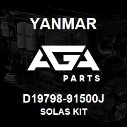 D19798-91500J Yanmar solas kit | AGA Parts