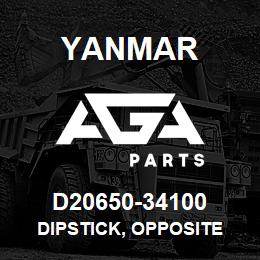 D20650-34100 Yanmar dipstick, opposite | AGA Parts