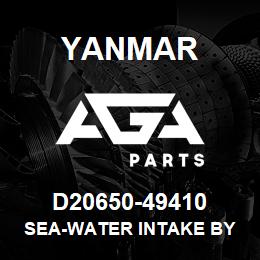 D20650-49410 Yanmar sea-water intake by drive and | AGA Parts