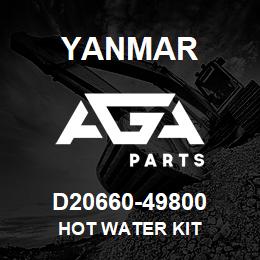 D20660-49800 Yanmar hot water kit | AGA Parts