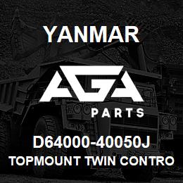 D64000-40050J Yanmar Topmount Twin Controlhead (Sterndrive) | AGA Parts