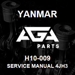 H10-009 Yanmar Service Manual 4JH3 | AGA Parts