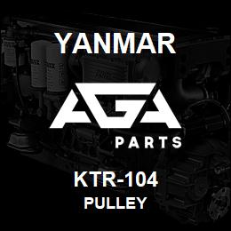 KTR-104 Yanmar PULLEY | AGA Parts