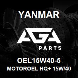 OEL15W40-5 Yanmar Motoroel HQ+ 15W/40 | AGA Parts