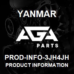 PROD-INFO-3JH4JH Yanmar Product Information | AGA Parts