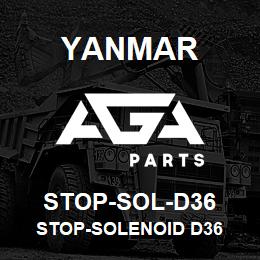 STOP-SOL-D36 Yanmar stop-solenoid D36 | AGA Parts