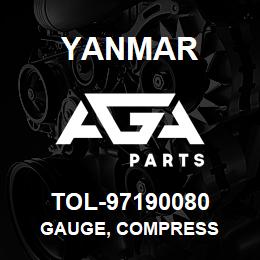 TOL-97190080 Yanmar gauge, compress | AGA Parts