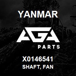 X0146541 Yanmar SHAFT, FAN | AGA Parts