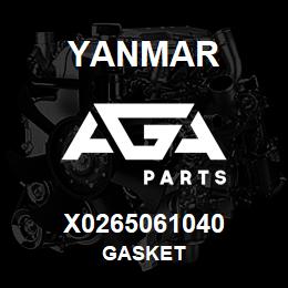 X0265061040 Yanmar GASKET | AGA Parts